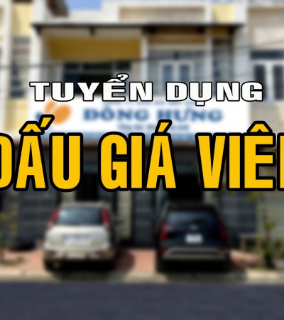 Tuyển dụng Đấu giá viên